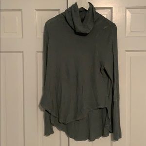 Turtleneck green sweater